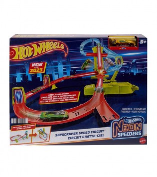Hot Wheels® Neon Yarışlar Çoklu Yarış Heyecanı Pist Seti