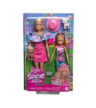 Barbie & Stacie To The Rescue Barbie ve Stacie Kız Kardeşler İkili Set