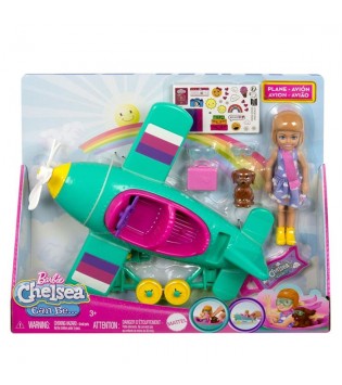 Barbie® Chelsea'nin Pervaneli Mini Uçağı Oyun Seti