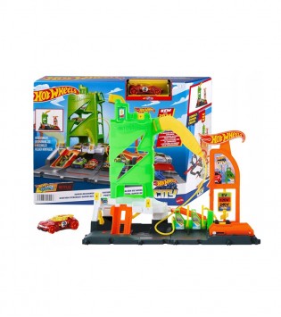 Hot Wheels® Elektrikli Araç Şarj İstasyonu Oyun Seti