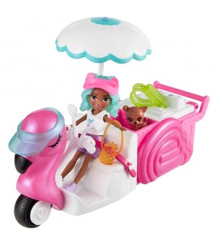 Polly Pocket Filamingo Motosiklet ve Tropik Aksesuarlar
