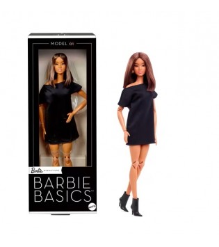 BARBIE BASICS™ İkonik Koleksiyon Bebekler  - Kumral Kısa Saçlı