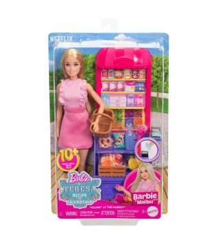 Barbie and Teresa Recipe for Friendship™  Malibu Markette™ Bebek ve Oyun Seti