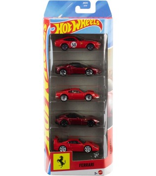 HOT WHEELS 5'Lİ FERRARİ ARABA SETİ HOT WHEELS 5'Lİ FERRARİ ARABA SETİ