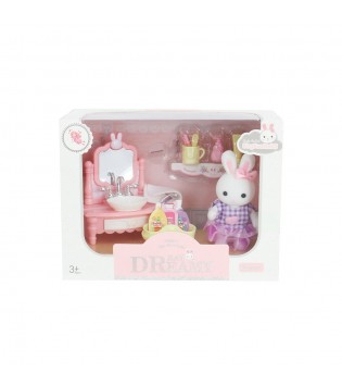 BAY DREAMY MİNİ TAVŞAN- AKSESUARLI LAVABO SETİ 6621-5
