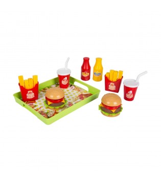 MR. CHEF HAMBURGER SETİ TEPSİ- VAKUMLU