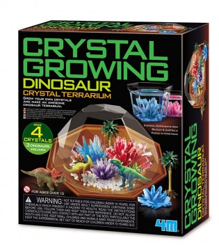 Sihirli Büyüyen Kristal - Dinozor Teraryum Seti