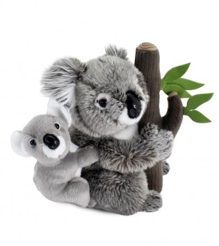 26 cm Ağaçta Yavrulu Koala