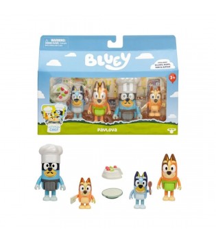 Bluey 4lü Figür Set - Asorti