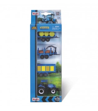 Mini Work Machines Araçlar 4'lü Paket Asorti