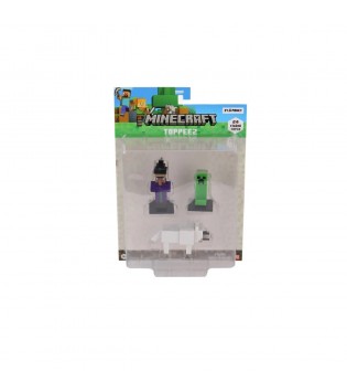 Minecraft 3D Figür Toppeez 3'iü Set Asorti