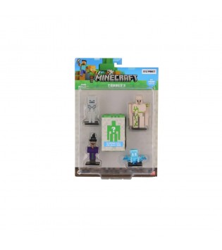 Minecraft 3D Figür Toppeez 5'li Set Asorti