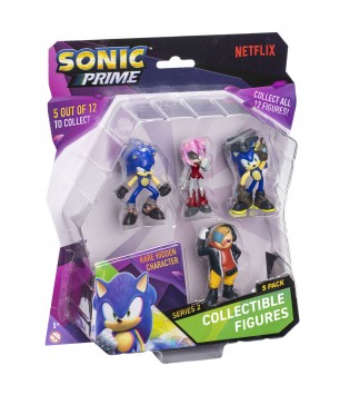 Sonic 5'li Figür Blister Asorti ( 1 özel sürpriz figür )
