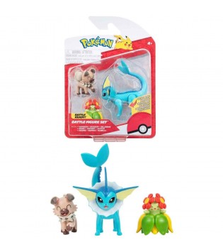POKEMON BATTLE 3'LÜ FİGÜR SETİ SERİ 15 ASORTİ