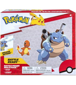NECOPOKemon Battle 2li Figür - Blastoise & Charmander