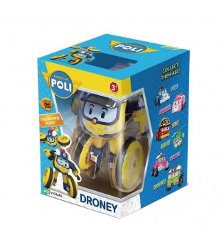 Robocar Poli Transforming Robot Figür - DRONEY