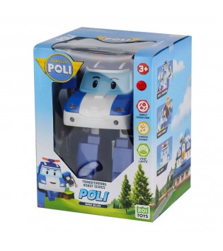 Robocar Poli Büyük Transforming Robot POLI (Sesli ve Işıklı)
