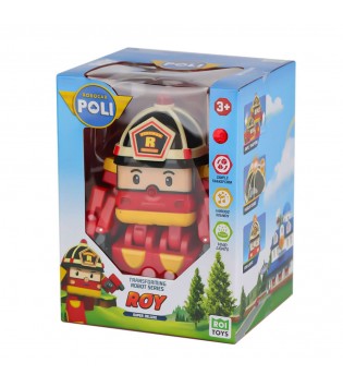 Robocar Poli Büyük Transforming Robot ROY (Sesli ve Işıklı)