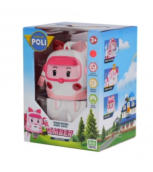 Robocar Poli Büyük Transforming Robot AMBER( Sesli ve Işıklı )