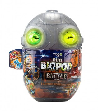 Biopod Battle İkili Dinozor Robot 8'li Display Asorti