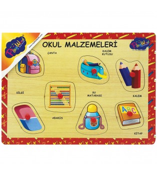 AHŞAP TUTMALI OKUL MALZEMELERİ ONY-197