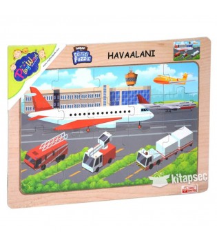 AHŞAP EĞİTİCİ PUZZLE HAVAALANI