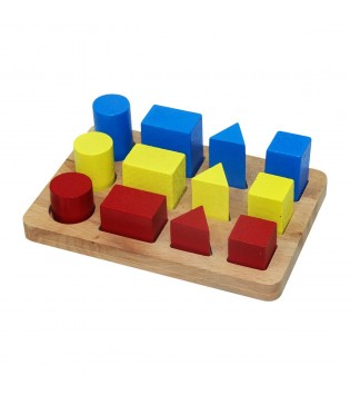KUTUDA AHŞAP GEOMETRİK BÜYÜKTEN KÜÇÜĞE SIRALAMA
