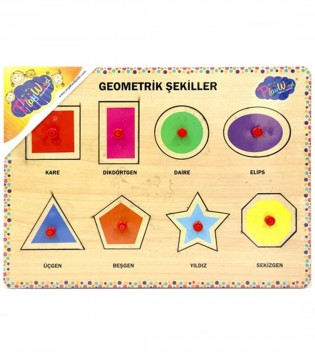 AHŞAP TUTMALI GEOMETRİK ŞEKİLLER