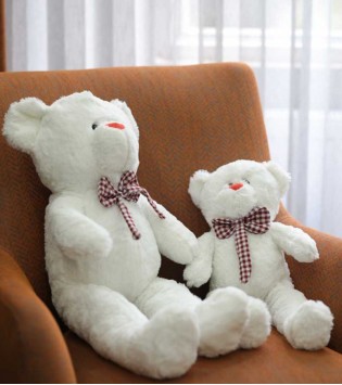 75 CM PELUŞ KURDELALI AYI
