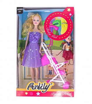 02269 CINDY DOLL KUTUDA PUSETLİ BEBEK*36*