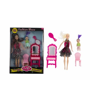 02412 CINDY DOLL MAKYAJ MASALI BEBEK*28*