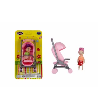 02424 ANLILY KART BEBEKLI LUKS PUSET*84*