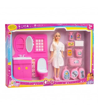 CINDY BEBEKLİ LAVABO TEMİZLİK SETİ
