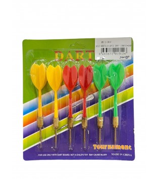 KARTELA 6 PCS DART İĞNESİ