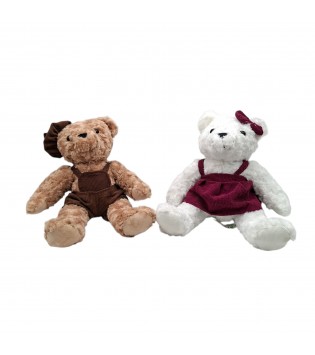 40 CM KIYAFETLİ KIZ-ERKEK AYILAR