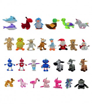 20 CM ASORTİ PELUŞ HAYVANLAR
