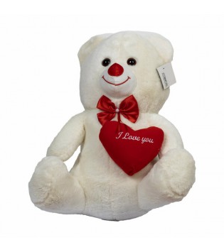 PELUŞ KALPLİ AYICIK 60 CM