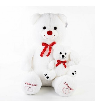 PELUŞ YAVRULU AYICIK 100 CM