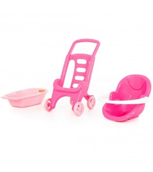 Bebek Arabası Pink Line 3x1 (Filede)