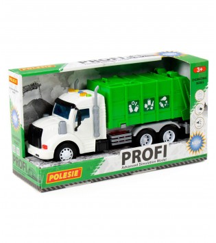 Profi Sürtmeli Geri dönüşüm aracı (ışıklı ve sesli) (yeşil) (kutuda)