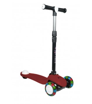 PRO WHEELS IŞIKLI SCOOTER BORDO 3+ 50 KG PRO WHEELS IŞIKLI SCOOTER BORDO 3+ 50 KG