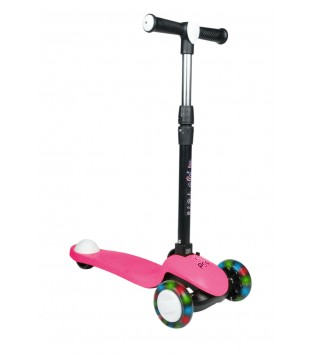 PRO WHEELS IŞIKLI SCOOTER KOYU PEMBE 3+ 50 KG PRO WHEELS IŞIKLI SCOOTER KOYU PEMBE 3+ 50 KG