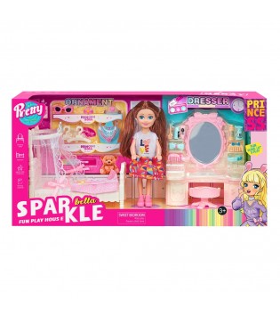 Seher Bella Sparkle Yatak Odası Teması 7020