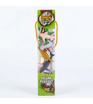 Seher Plastik Figür 12 Deniz Hayvanı Ve 1 Ağaç HY7