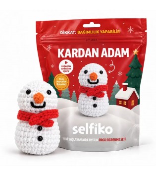SELFİKO KARDAN ADAM - Örgü İpi Seti 