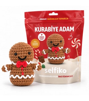 SELFİKO KURABİYE ADAM - Örgü İpi Seti 