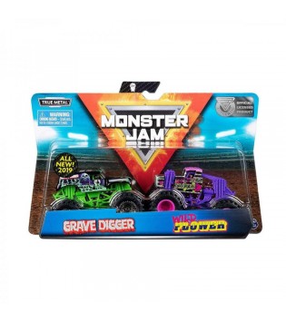 Spinmaster MONSTER JAM 1:64 İKİLİ ARABA SETİ