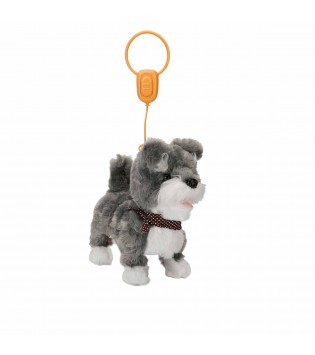 SUN-RST-PFF-PELUŞ SEVİMLİ KÖPEK MOCHA YÜRÜYEN/SESLİ GRİ