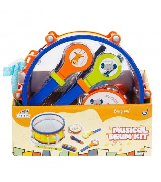 SUN-RST-ECH-MÜZİK SET DAVUL/2MARAKAS/TEF/FLÜT/MİKROFON