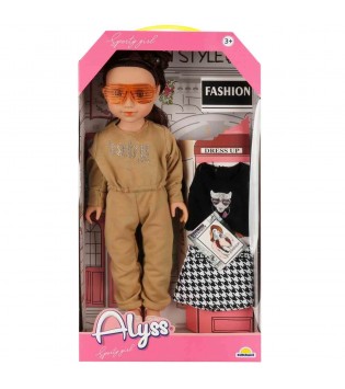 SUN-RST-SIS-BEBEK ALYSS SPOR KIYAFETLİ MODA BEBEKLERİ SUN-RST-SIS-BEBEK ALYSS SPOR KIYAFETLİ MODA BEBEKLERİ